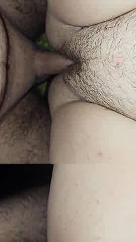 Laddy Fucking a Girl with a Tight Virgin Pussy, I Cum Inside Her