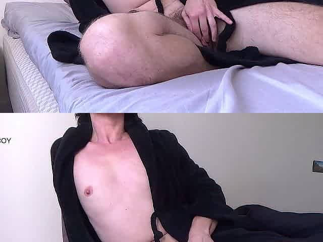 Soaked FTM cunt needs monster vibrator and fisting
