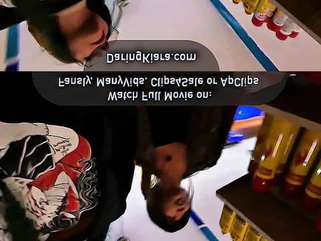Risky Public Flashing by 2 Angels Inside Smoke Shop