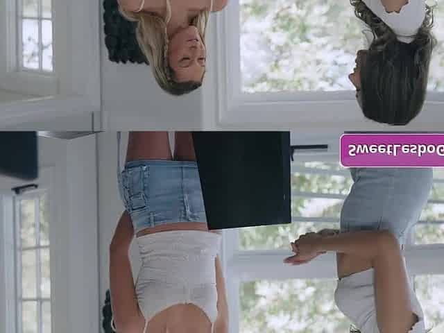 Fascinating Lesbian Gals Begin by Giving a kiss on the Bed and Get Down to Business