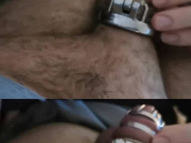 Keeping my boyfriend locked in chastity - I love to tease him