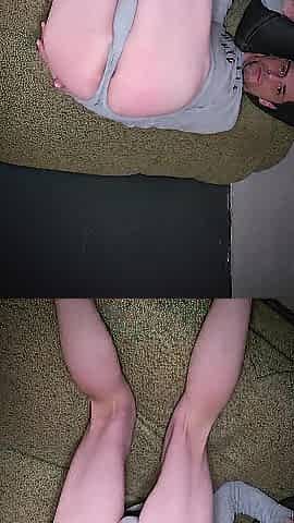 AnAldrew spanked himself on the butt and on the aperture.