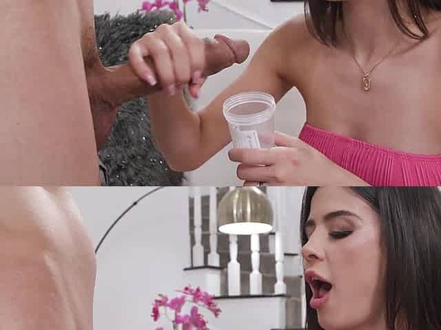 Donny Sins and Kylie Rocket in a steamy thong scene