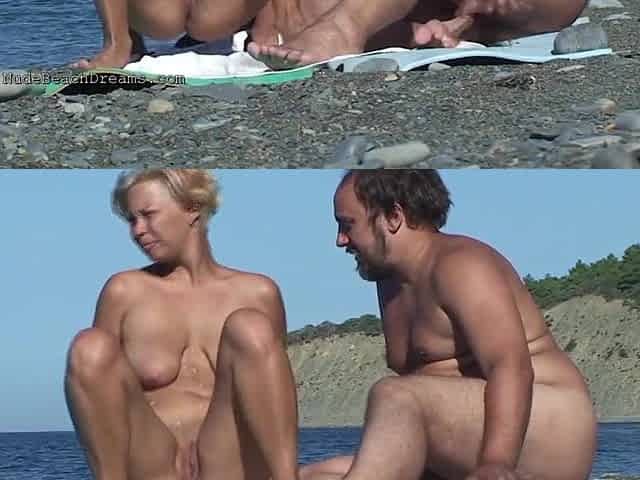 Golden-Haired saggy mother I'd like to fuck at the beach