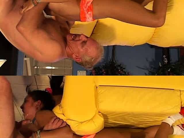 This brunette chick with nice big boobs and a pretty face is