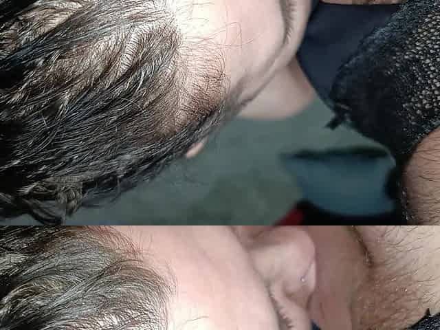 He Fucks Me in My Panties with a Slobbery Blowjob Until Tears Come Out