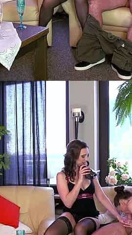 Versautes Paar Macht Dreier Mit Der Besten Freundin - Naughty Couple Threesome with Best Friend