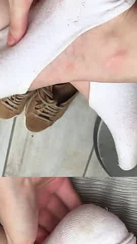 My pretty feet outdoors