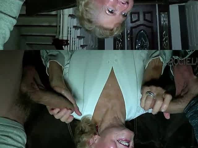 Old Ugly Granny Gets 2 Dicks - amateur handjob and oral sex