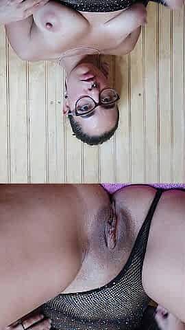 Rich Latin whore masturbating and squirting next to her sex-toy