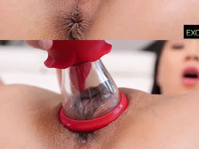 Kimmy Kimm Gets Her Oriental Twat Teased And Drilled!