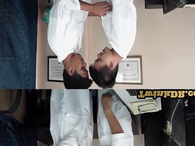 Skinny Asian Doctors Sucking And Toying Asses In Office 7 Min