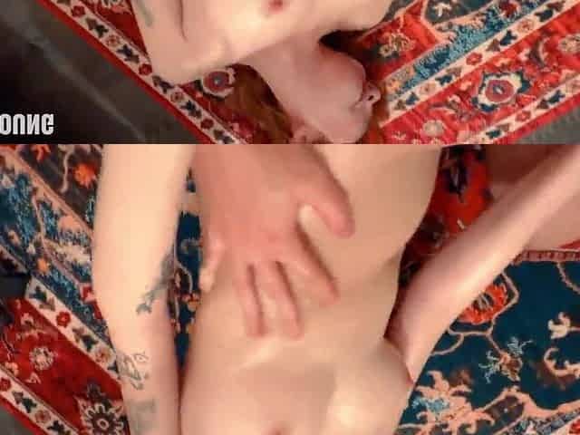 Tiny Russian Redhead YourSofia SHAKES UNCONTROLLABLY in Multiple Convulsing Orgasms on Floor!