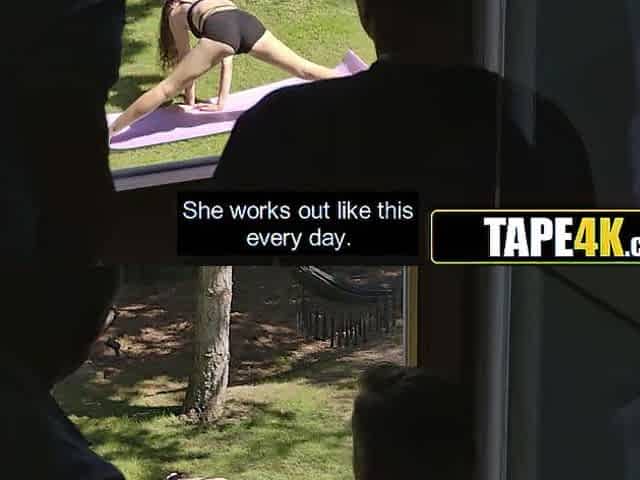 Sneaky 18YO Teen Has Fun with Her Boyfriend's Old Dad
