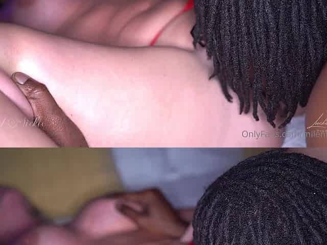 Sweet Vickie crazy interracial porn video