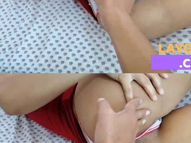 Amateur Latina Babe's Desperate College Creampie