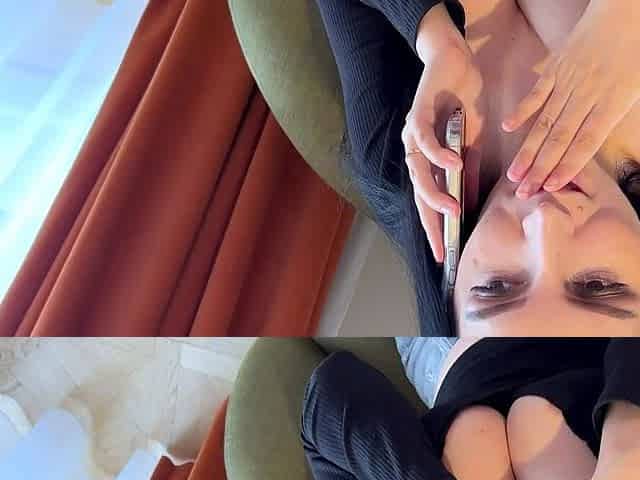 Wife talks to her husband on the phone while fucking his