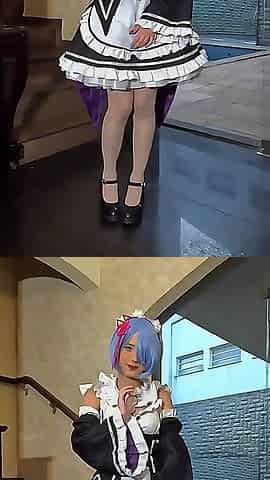 Zne Cosplay - Rem From Re:zero Ft. Waifus Juice & Qrozne