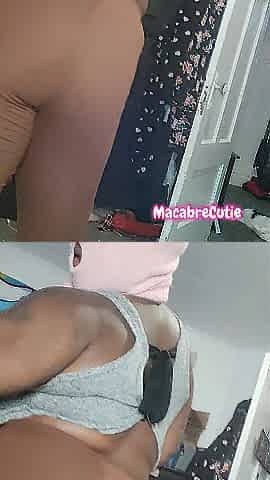 Nearly caught by roommate! // Masked Undress tease + Rose toy