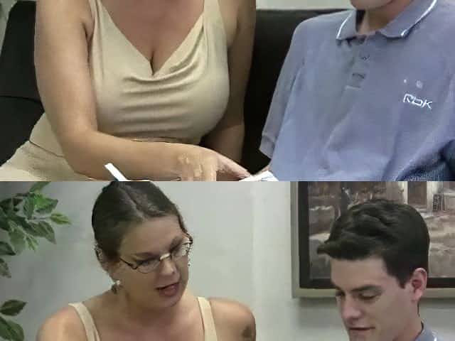 Carrie moon jerks off student