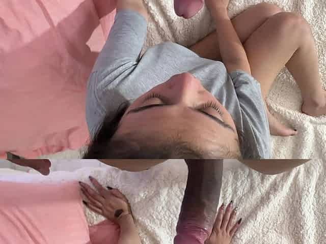 I Hear Strange Noises in My Stepsister's Room so I Decide to on Her and I Discover That She Is Masturbating Very Well