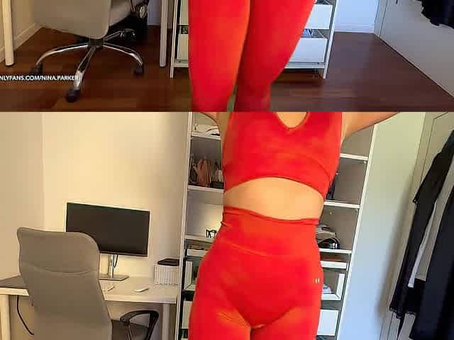 Can't stop cumming on my leggings