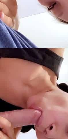 Cute amateur webcam teen girl toying pussy on webcam