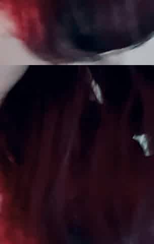 She Gives Me a Messy Blowjob on My Pierced Cock on the Ferry. I Cum in Her Mouth and Kiss Her, Licking the Cum.