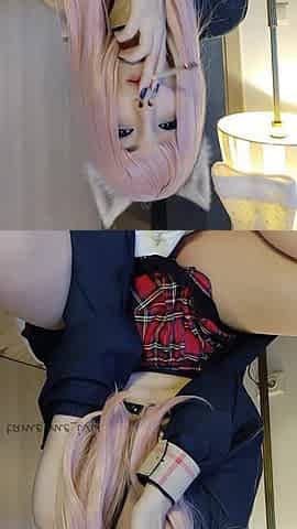 Wicked Schoolgirl smokin' and using her vibrator with many orgasms