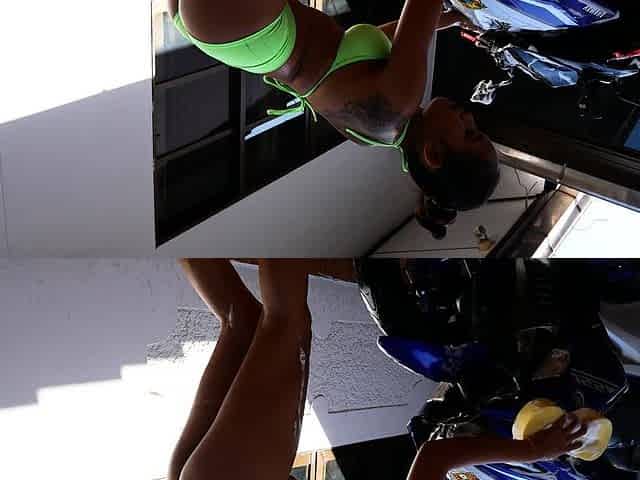 Bubble butt Thai GF fucked in both holes