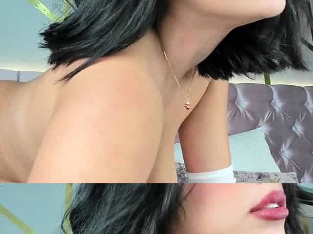 Sexy webcam brunette with big boobs