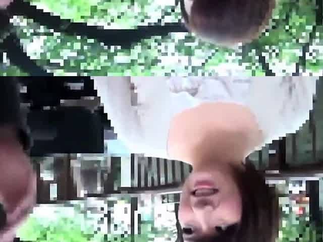 Asian taco teen finger massage herself