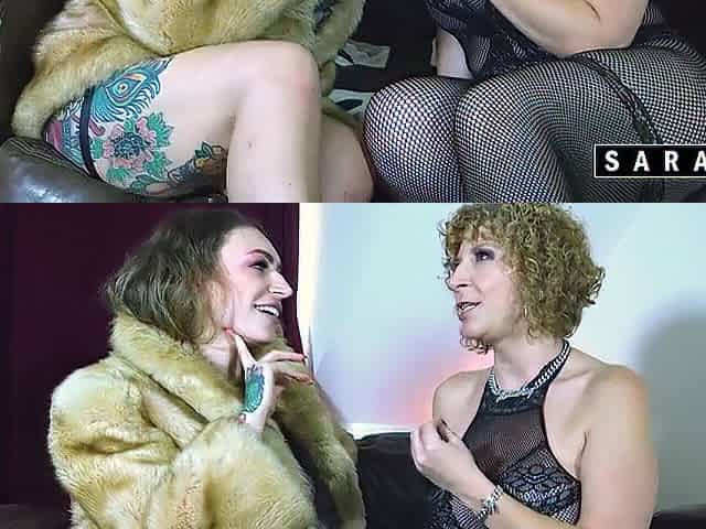 Ava Austen Tongues Sara Jay's Taut Vagina During the time that Squeezing Her Large Bazookas!