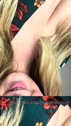 Blonde BBW Milf with Huge Boobs