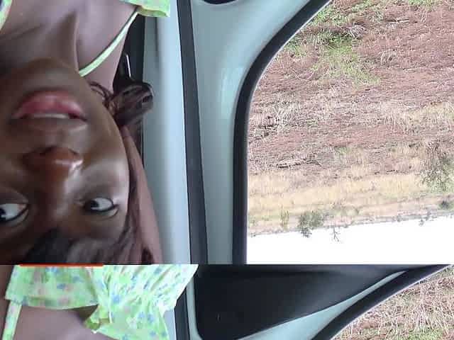 My EBONY GF got desperate on safari