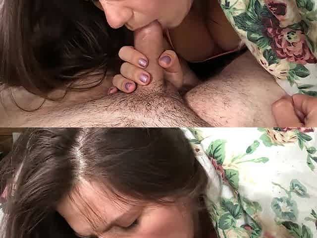 POV Doggy and Fellatio below blanket - Real Amateur Pair Ribald Crave