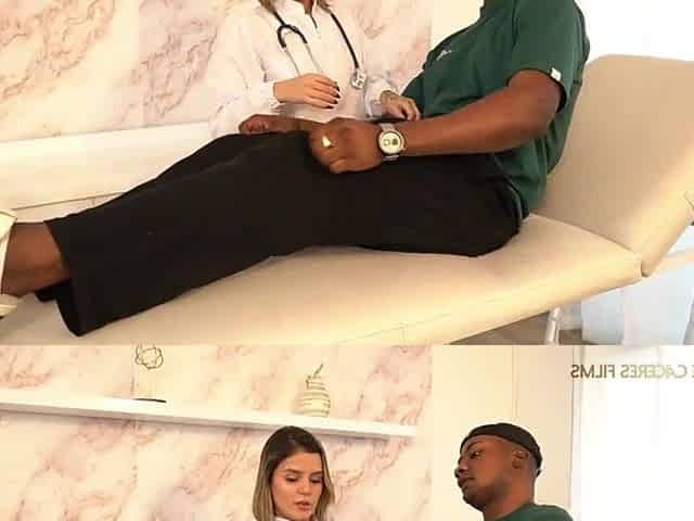 Tiny doctor with taut snatch bangs her patient BBC - Melanie Caceres & Boris Jackson