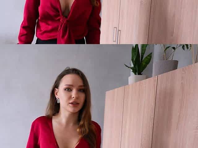 POV blowjob and masturbation show from Alexa Poshspicy