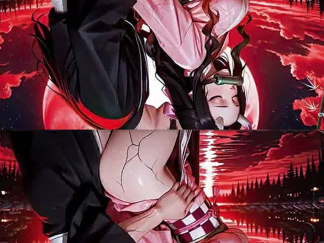 AI Generated Nezuko Gets Screwed Demonally In All Position ( Demon Slayer )