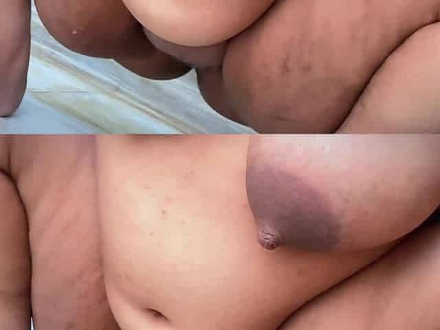 Big Hanging Boobs Hot MILF Stepmom Piss in Stepson's Toilet After Fucking
