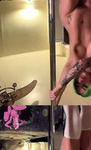 Amateur blondie solo anal masturbation
