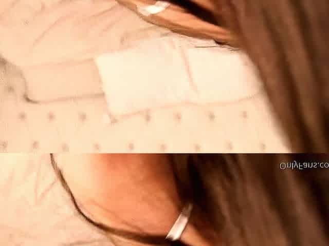 Busty brunette solo masturbation
