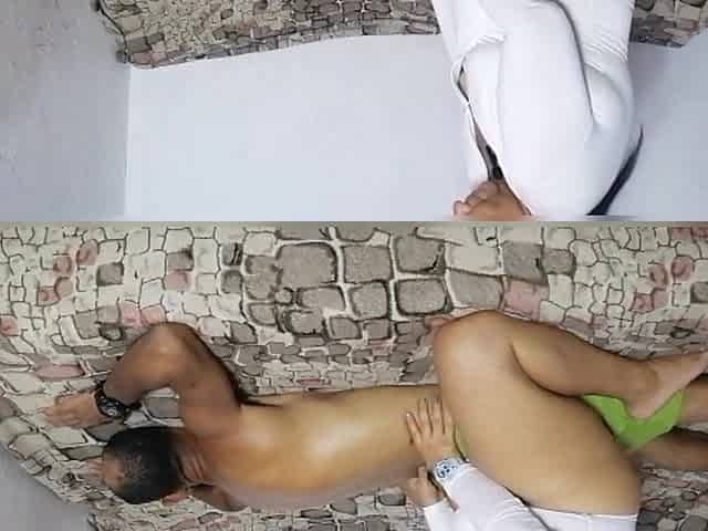 My Perverted Stepmom Helps Me with a Massage but Then I End up Fucking Her and Cumming on Her Face