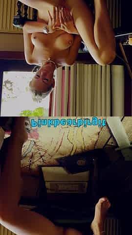 Hot Stepmommy Spreading Suscreen and Masturbating in Legoland Hotel Room