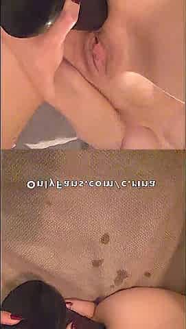 large booty toy destroys my rectal hole whilst practicing