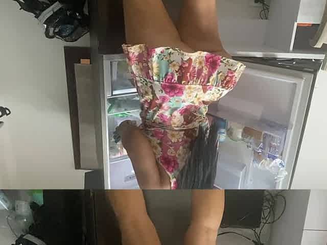 Stepmom Cleans Fridge in Miniskirt