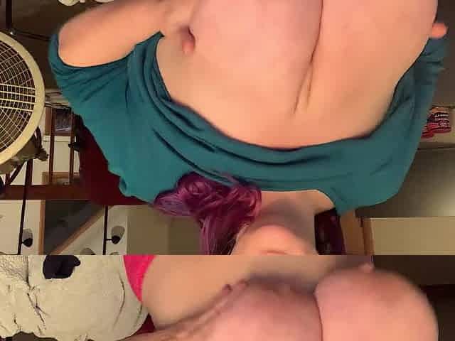 Hawt candle oil boob massage quickie