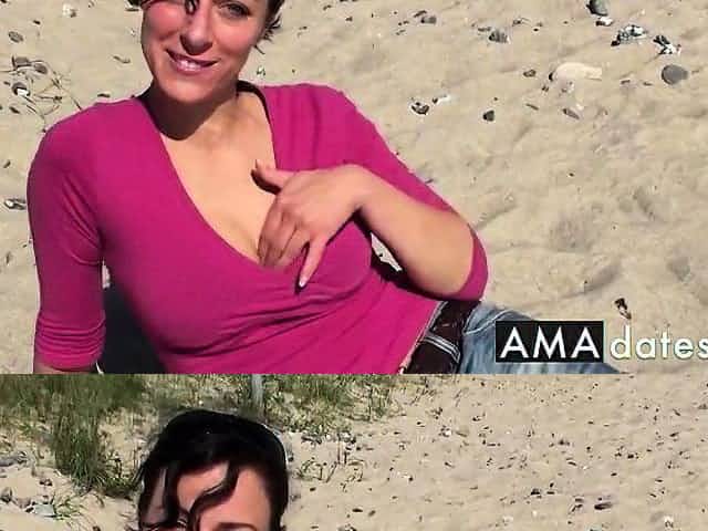 suesse touristin - blowjob and facial in van (german)