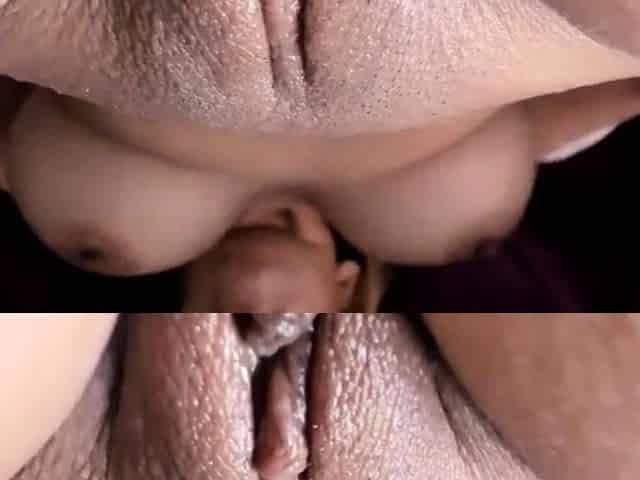 busty Laura strokes her huge labia