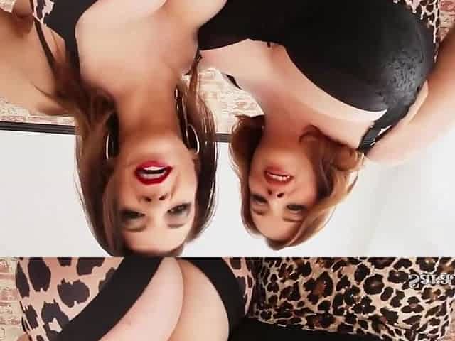 Busty Sara Jay and Maggie Green Humiliate you while Fucking